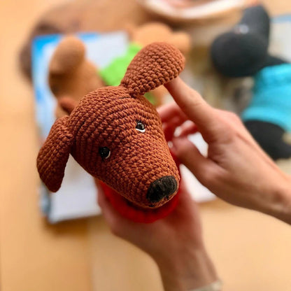 Dachshund in Sweater Crochet Pattern