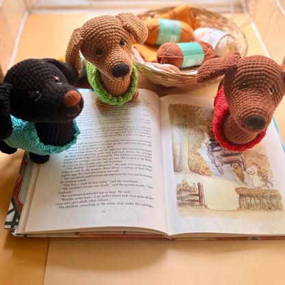 Dachshund in Sweater Crochet Pattern