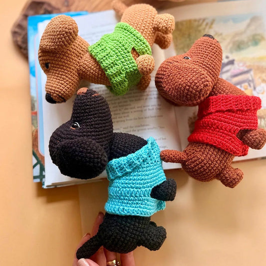 Dachshund in Sweater Crochet Pattern