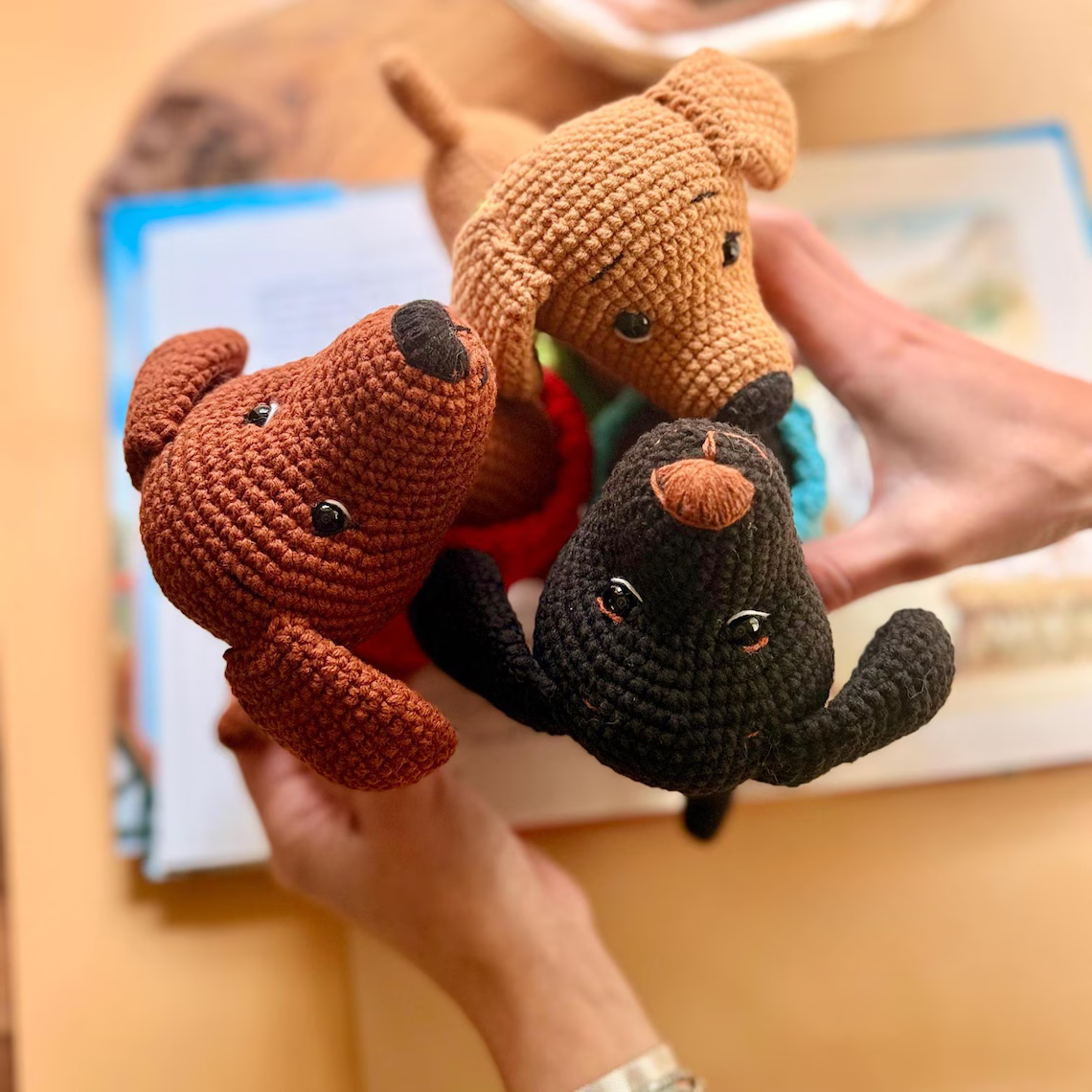 Dachshund in Sweater Crochet Pattern