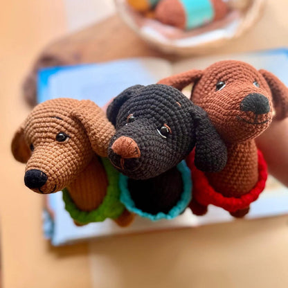 Dachshund in Sweater Crochet Pattern