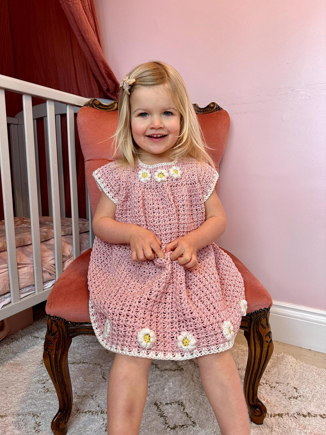 Baby & Children’s Daisy Dress Crochet Pattern