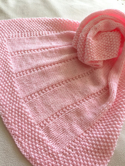 Easy Baby Blanket Knitting Pattern