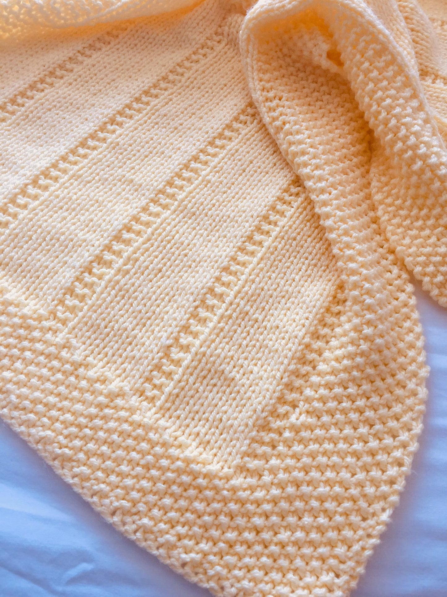 Easy Baby Blanket Knitting Pattern