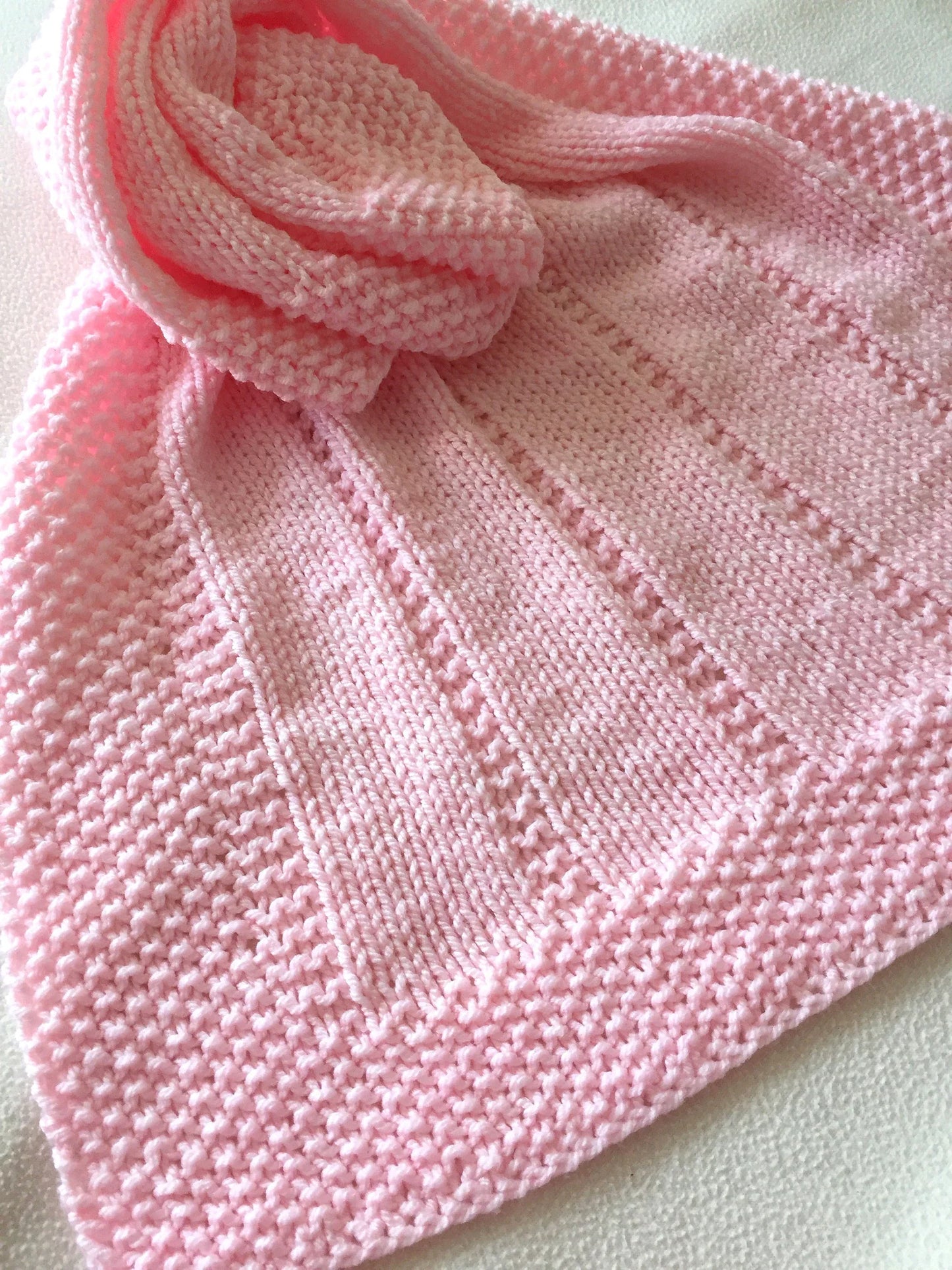 Easy Baby Blanket Knitting Pattern