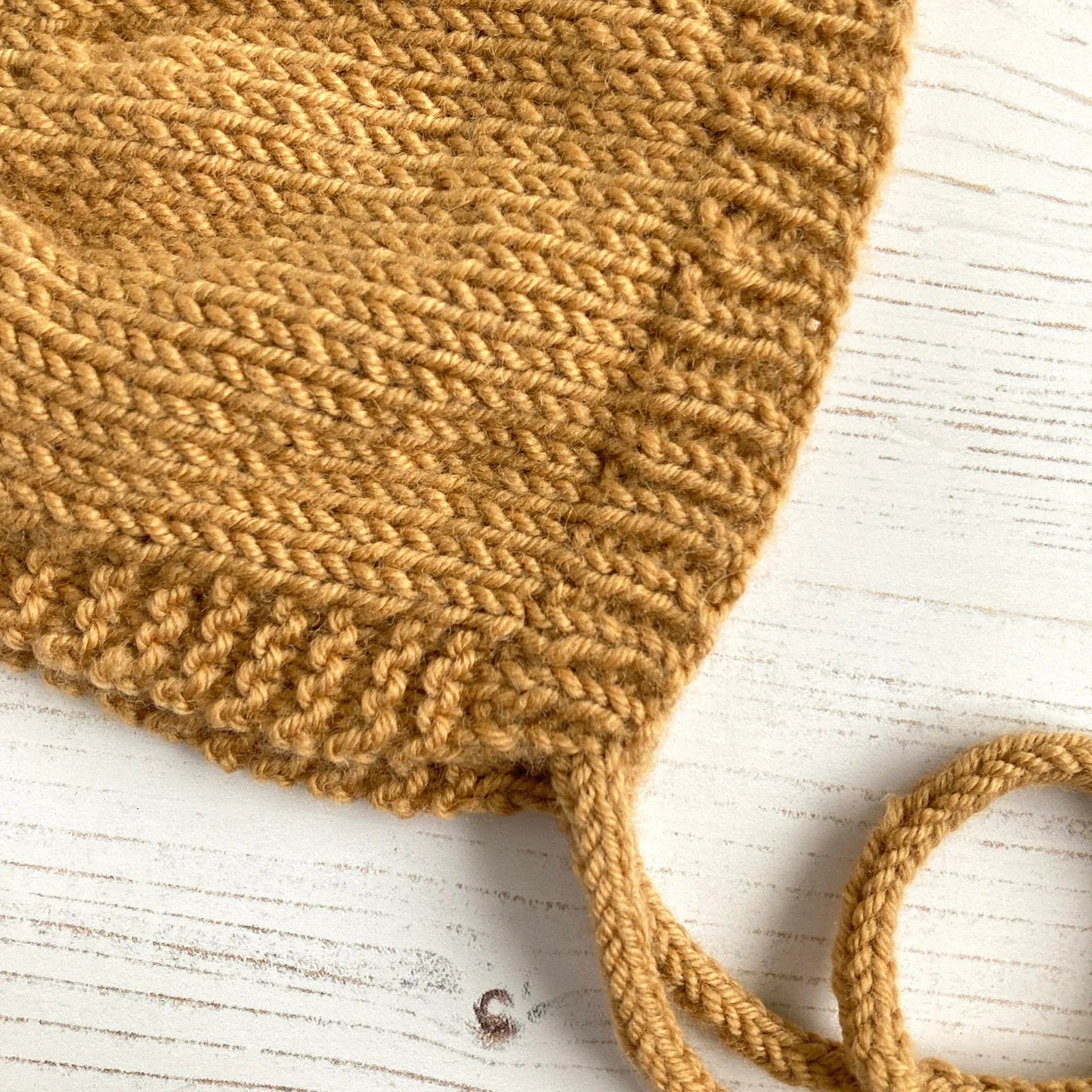 Easy Baby Bonnet Knitting Pattern
