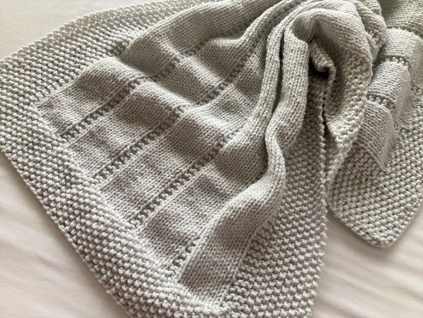 Easy Baby Blanket Knitting Pattern
