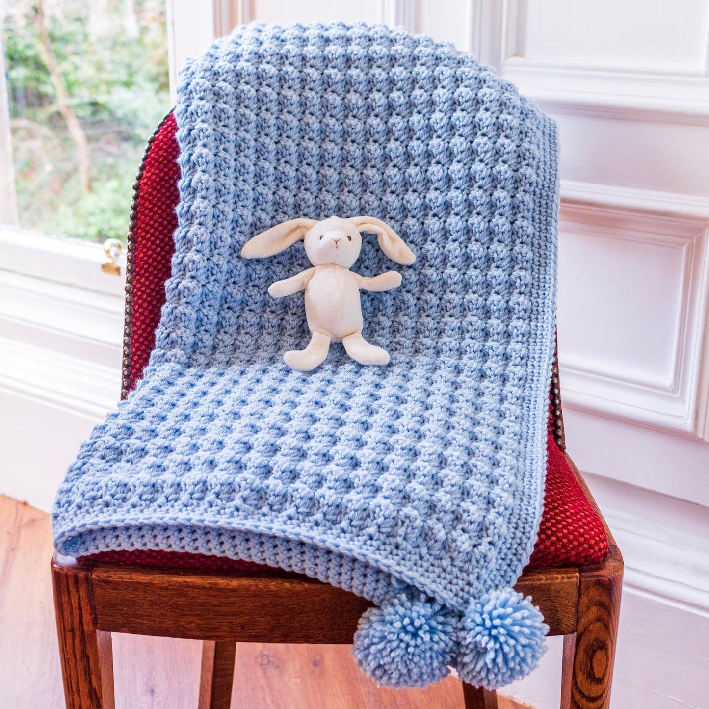 Easy Chunky Crochet Baby Blanket Pattern