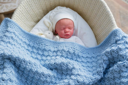 Easy Chunky Crochet Baby Blanket Pattern