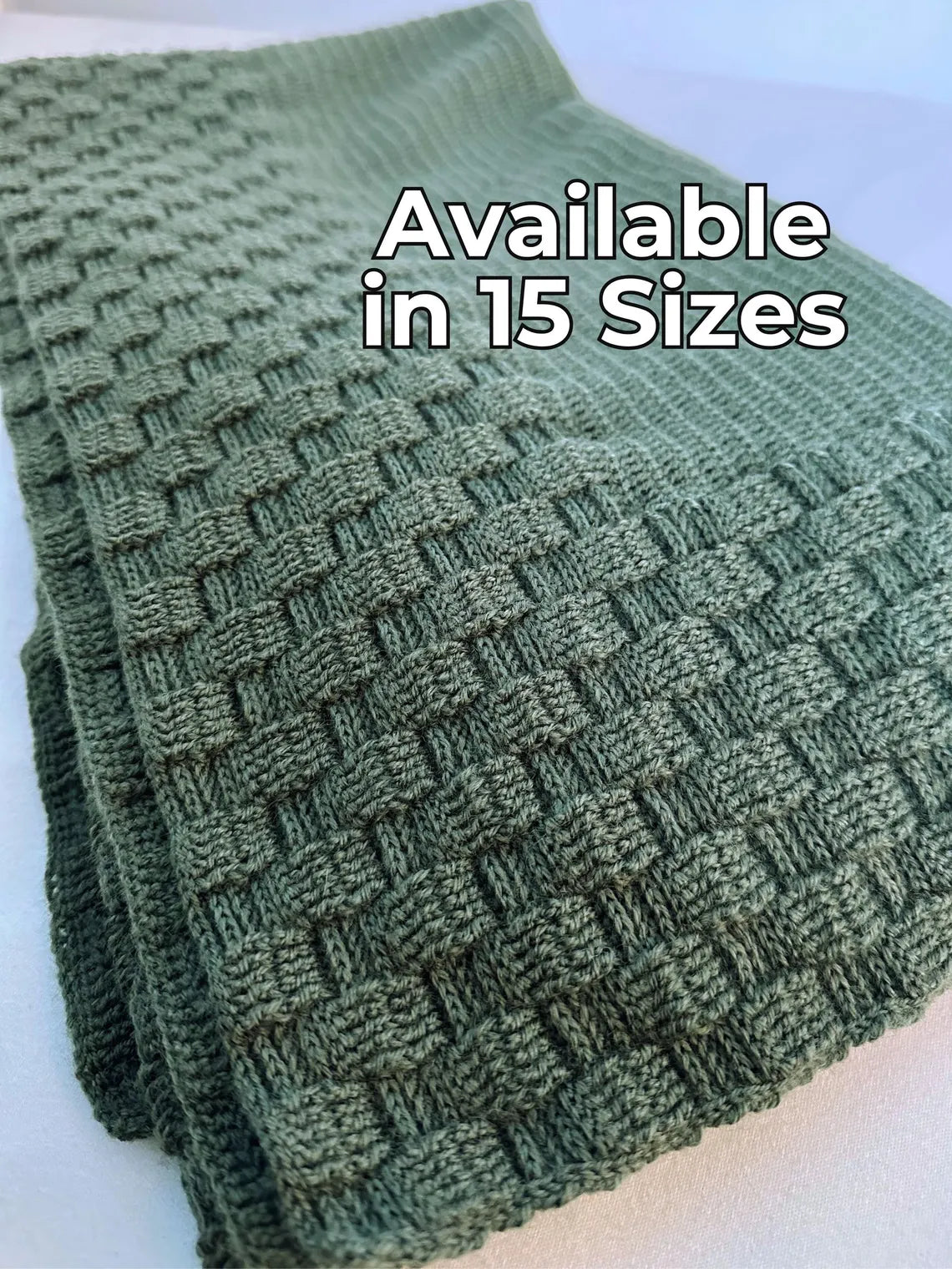 Easy Basket Weave Afghan Crochet Pattern