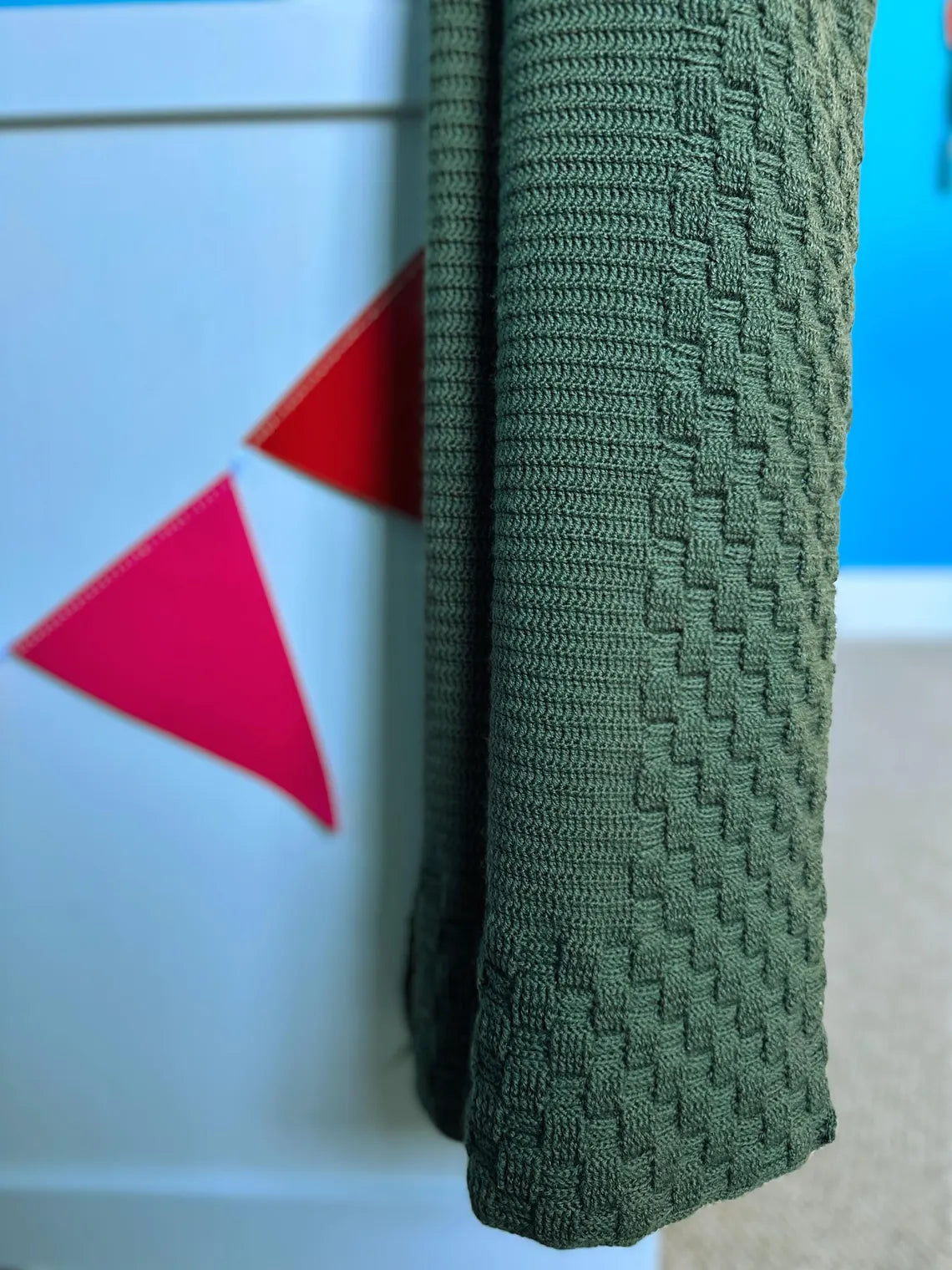 Easy Basket Weave Afghan Crochet Pattern