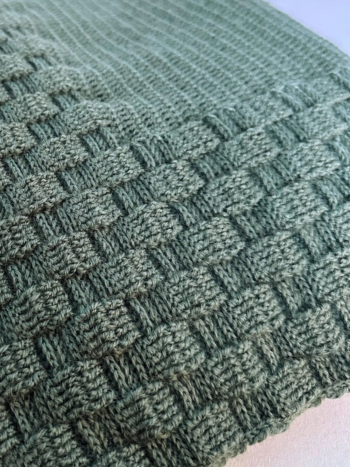 Easy Basket Weave Afghan Crochet Pattern