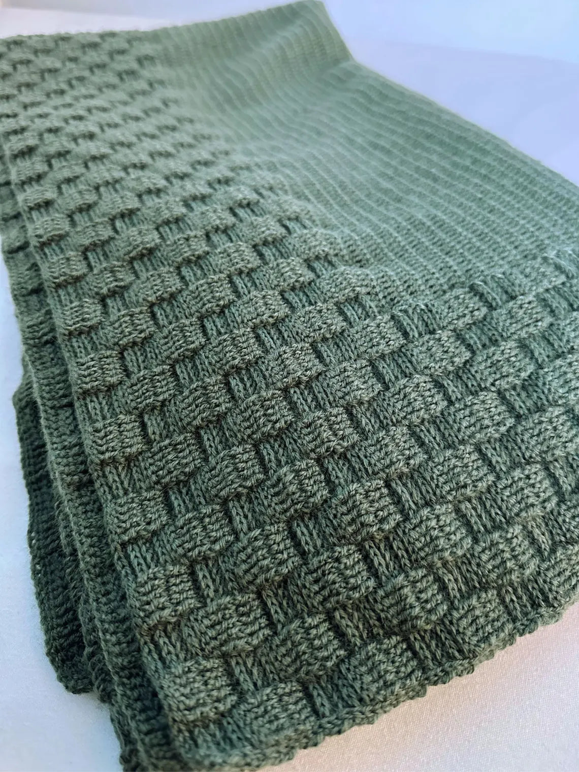 Easy Basket Weave Afghan Crochet Pattern