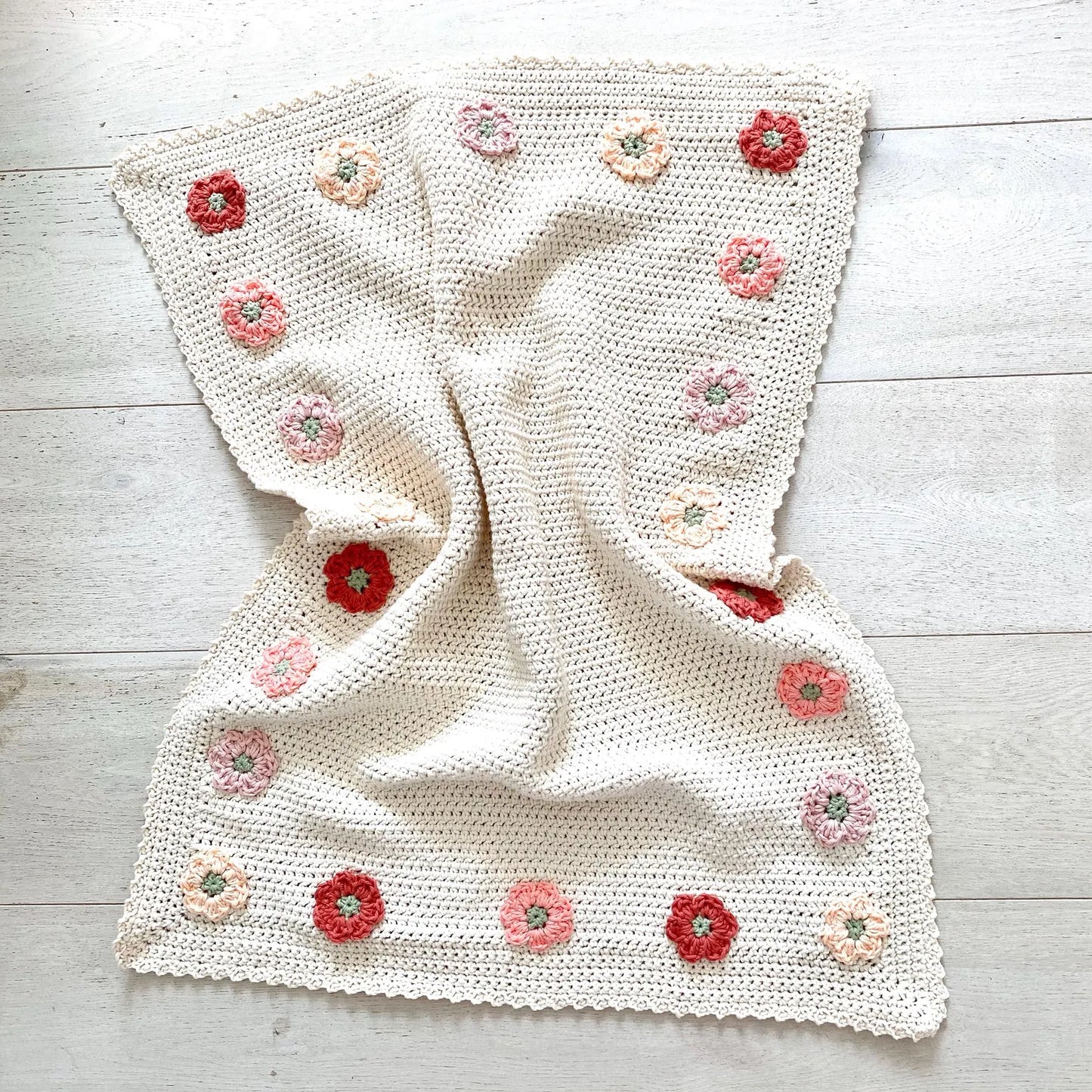 Easy Flower Fairy Blanket Crochet Pattern