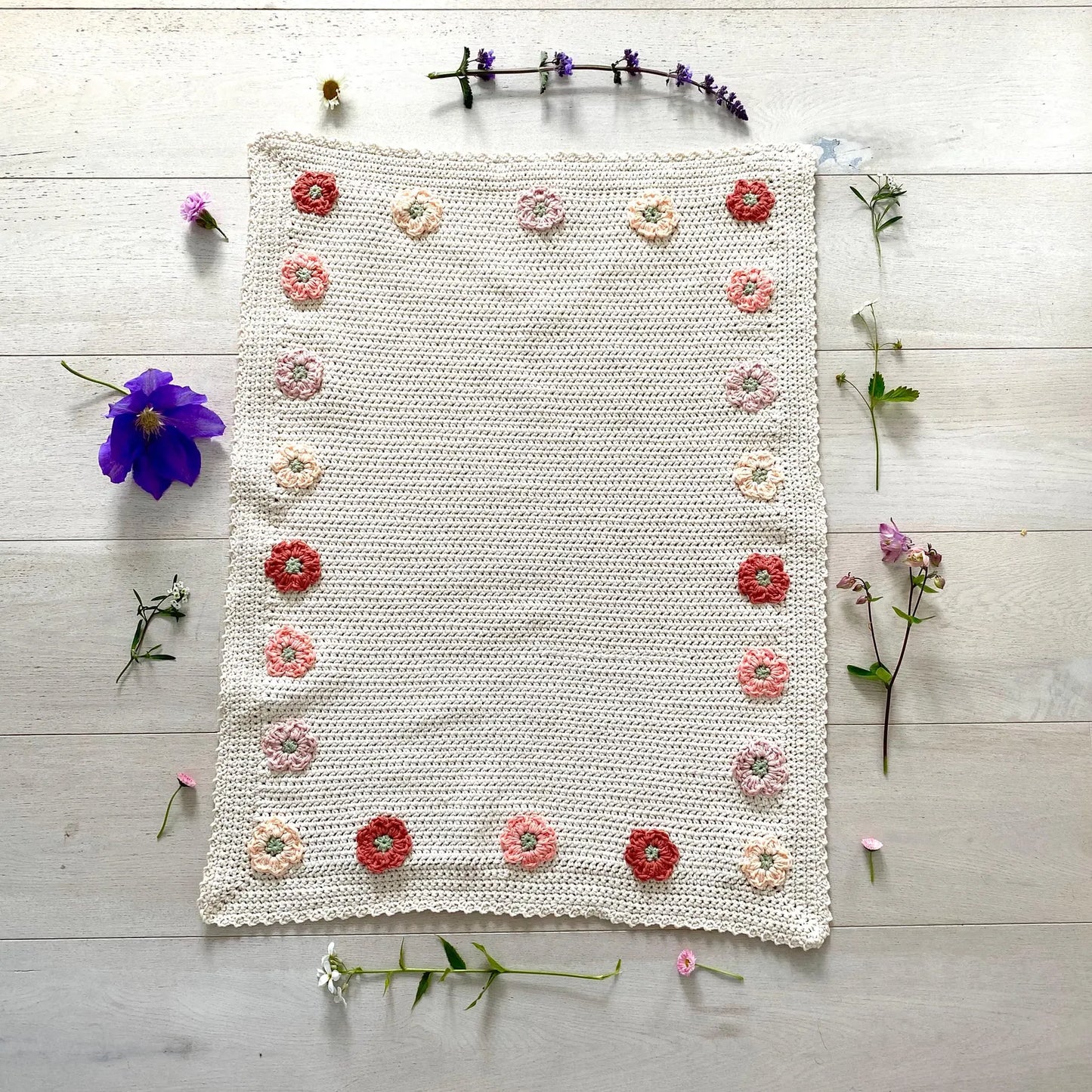 Easy Flower Fairy Blanket Crochet Pattern