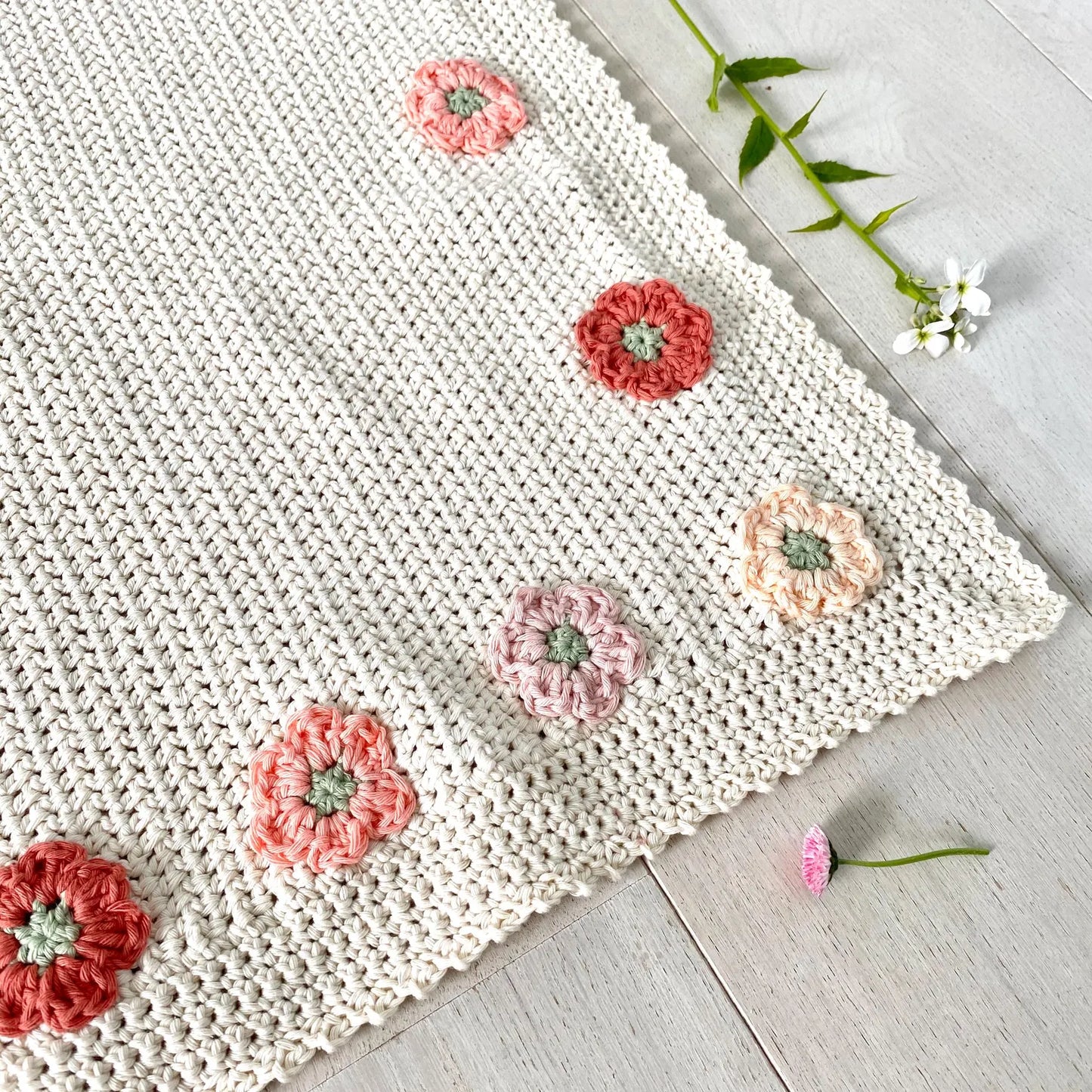 Easy Flower Fairy Blanket Crochet Pattern