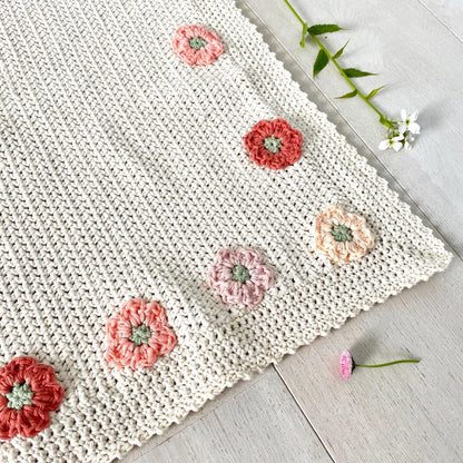 Easy Flower Fairy Blanket Crochet Pattern