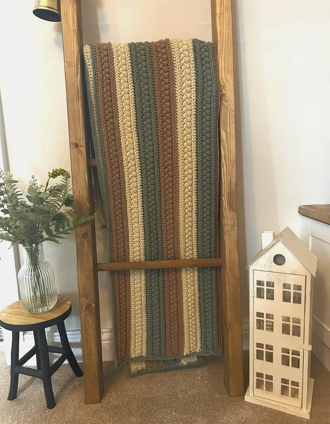 Easy Textured Crochet Blanket Pattern