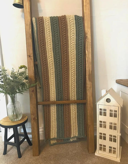 Easy Textured Crochet Blanket Pattern