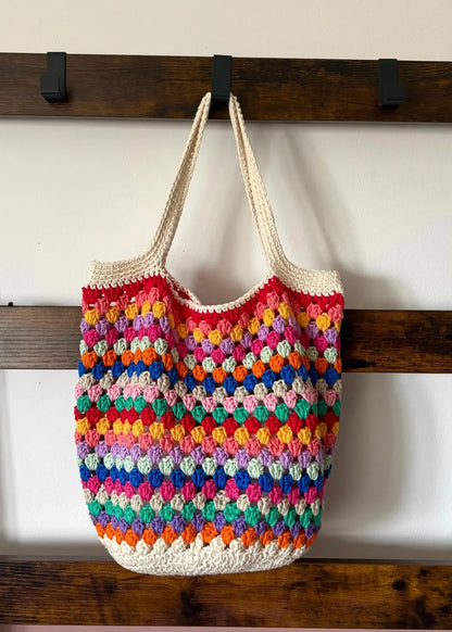Granny Stitch Market Bag Crochet Pattern