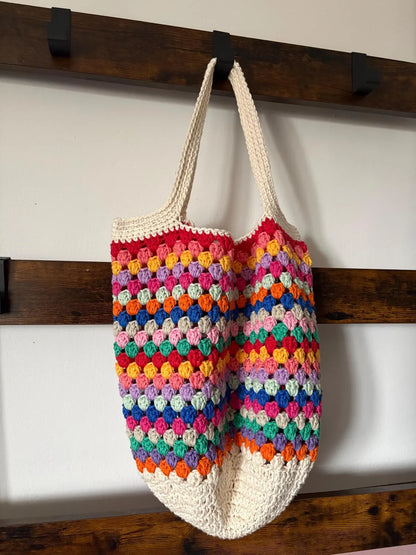Granny Stitch Market Bag Crochet Pattern