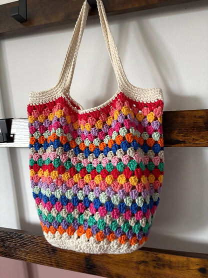 Granny Stitch Market Bag Crochet Pattern