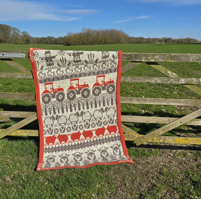 Harmony Farm Mosaic Blanket Crochet Pattern