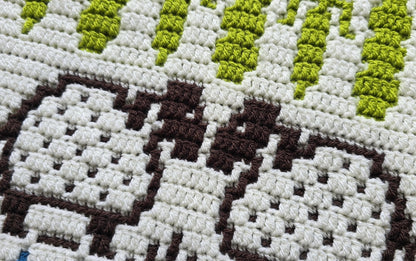 Harmony Farm Mosaic Blanket Crochet Pattern