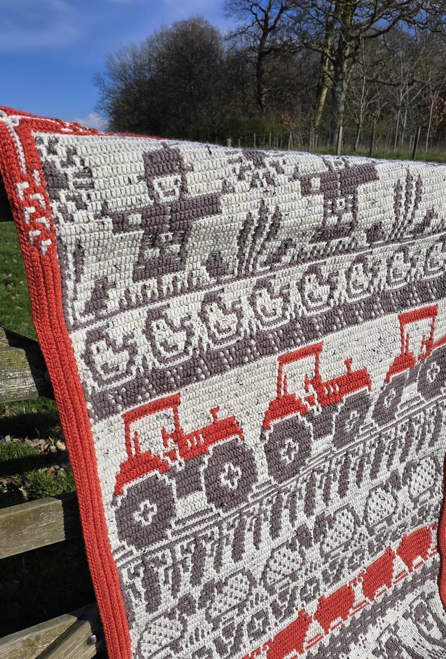 Harmony Farm Mosaic Blanket Crochet Pattern