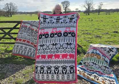 Harmony Farm Mosaic Blanket Crochet Pattern
