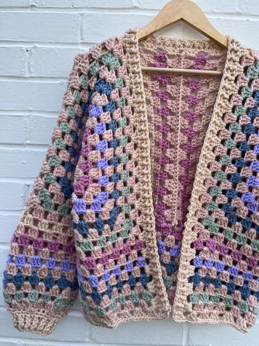 Hexagon Cardigan Crochet Pattern