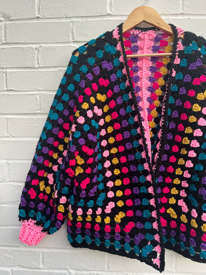 Hexagon Cardigan Crochet Pattern
