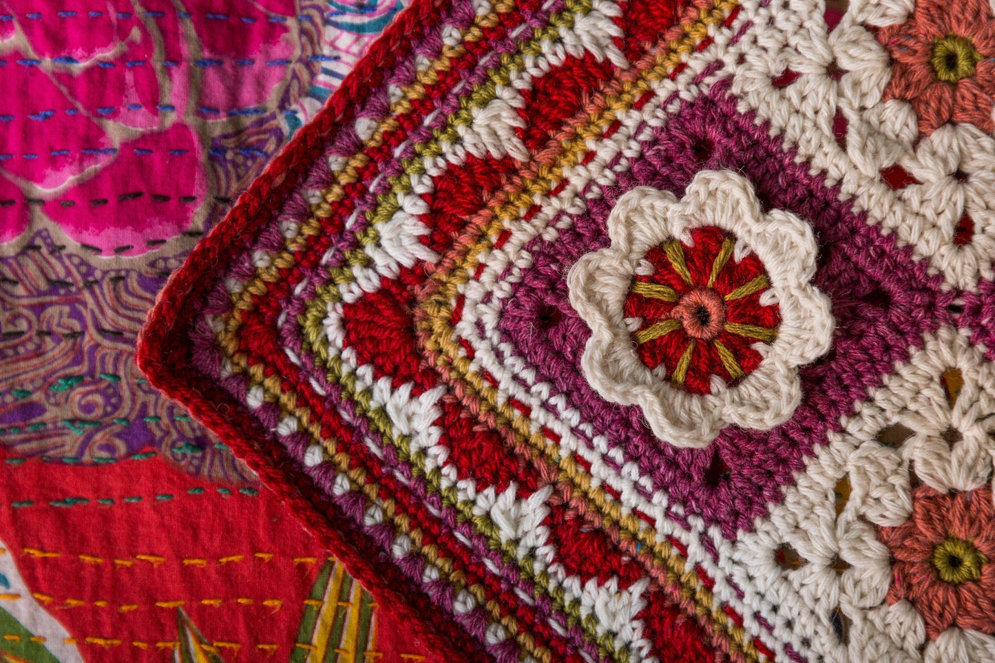 Indigo Dreams & Crimson Dreams Blanket Crochet Pattern