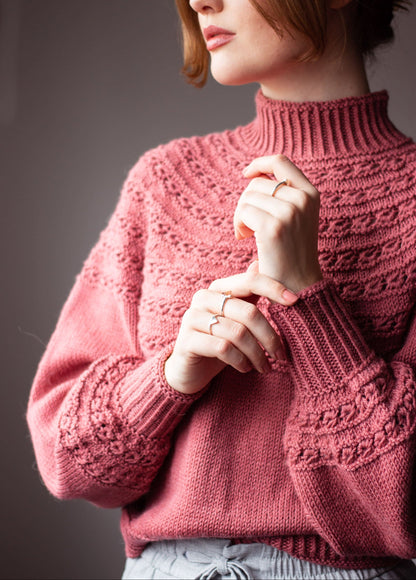 Love Number Sweater Knitting Pattern