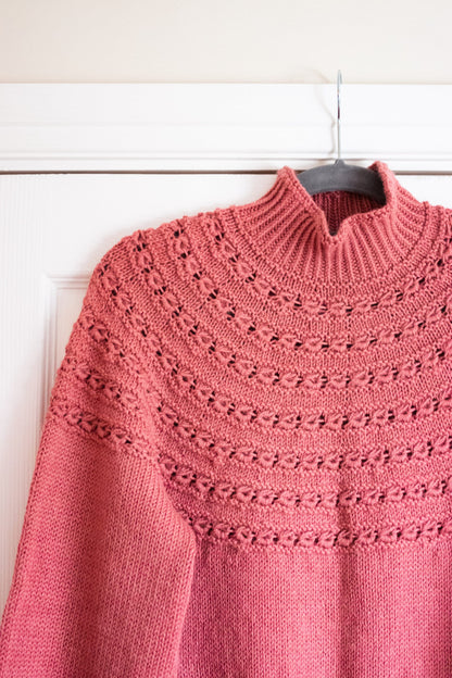 Love Number Sweater Knitting Pattern