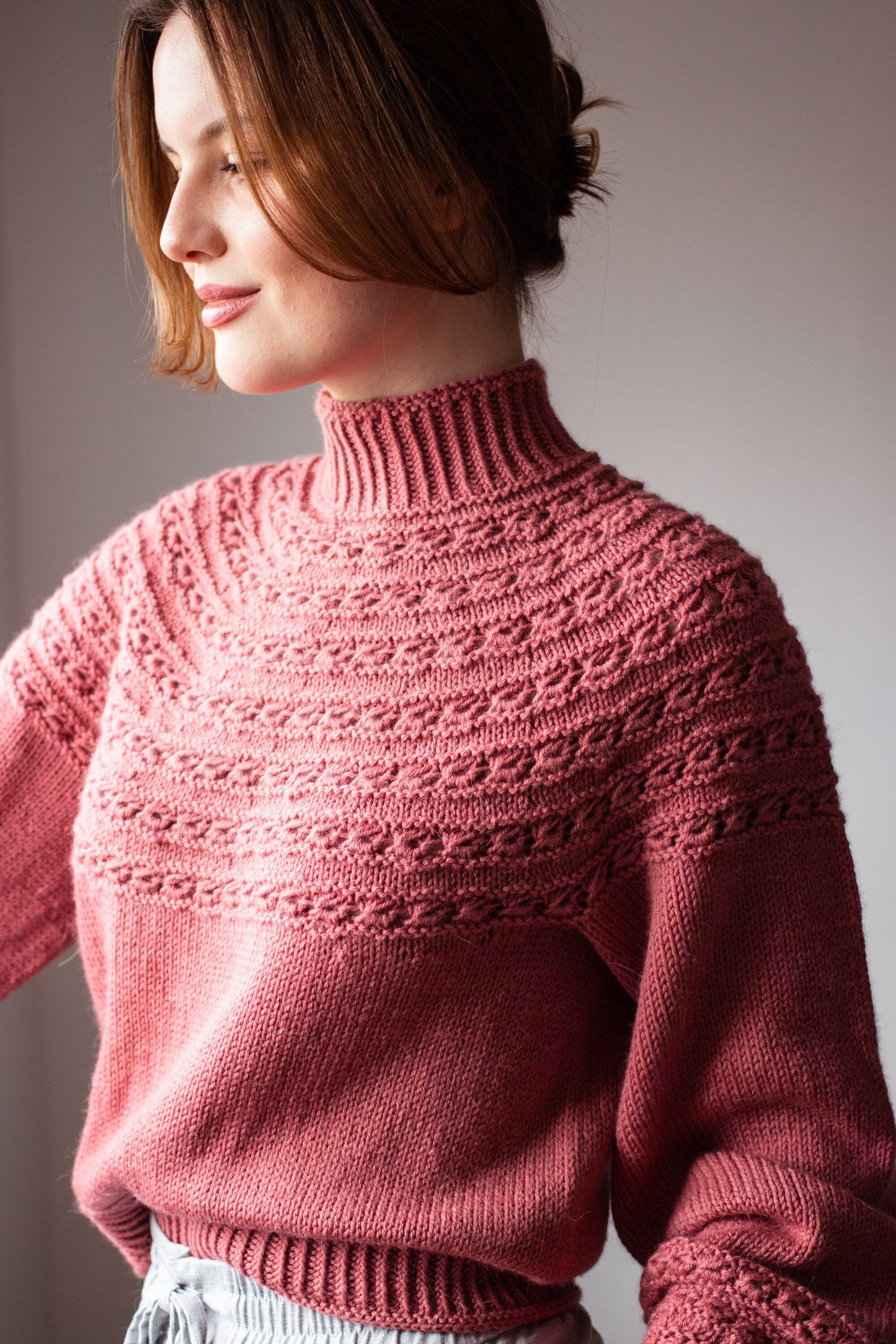 Love Number Sweater Knitting Pattern