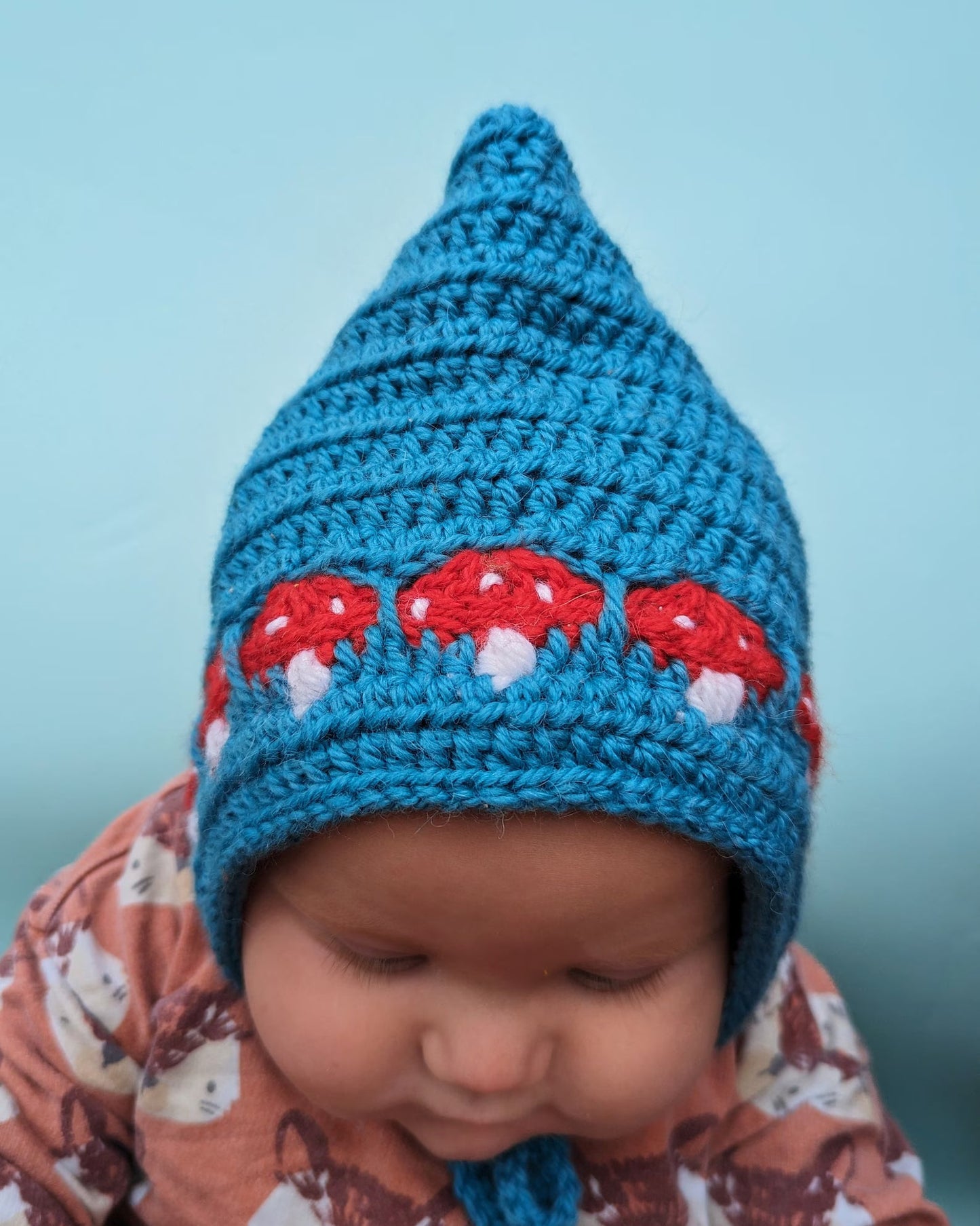 Mushroom Pixie Hat Crochet Pattern