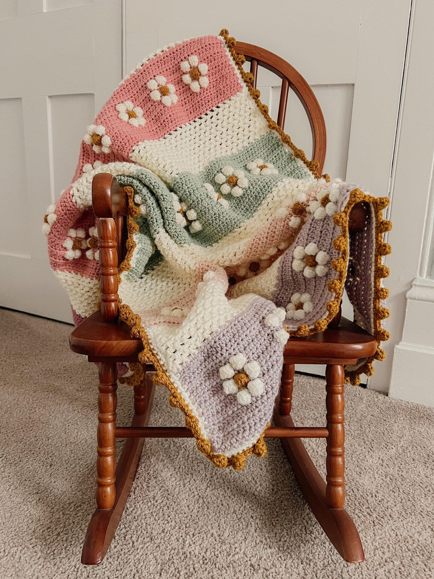 The Marion Baby Blanket Crochet Pattern