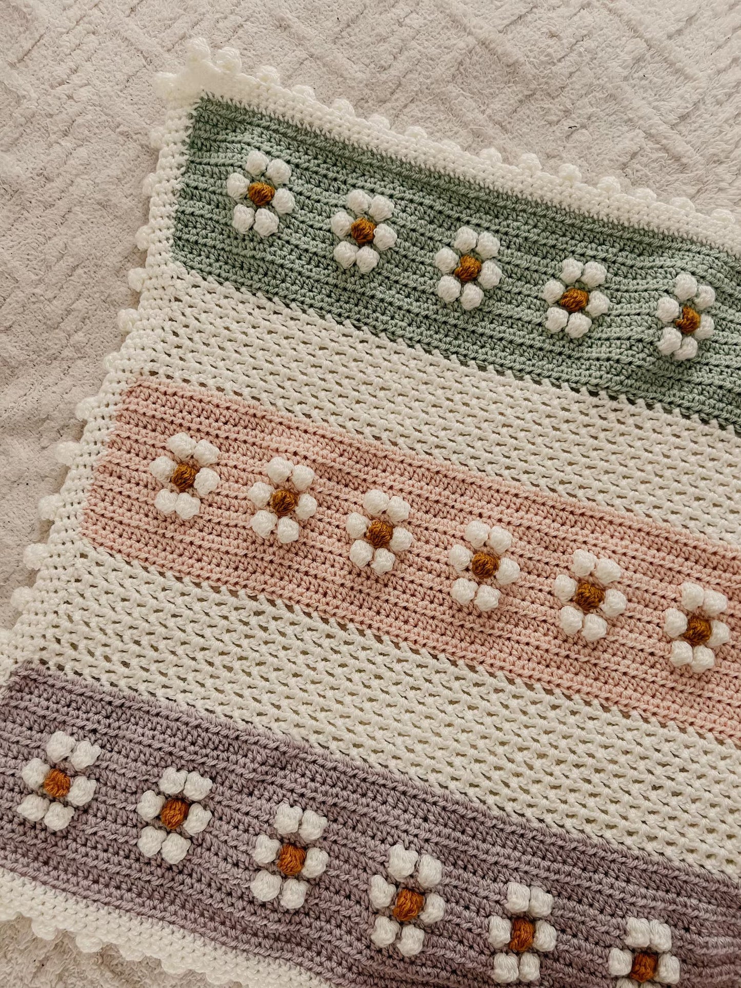 The Marion Baby Blanket Crochet Pattern
