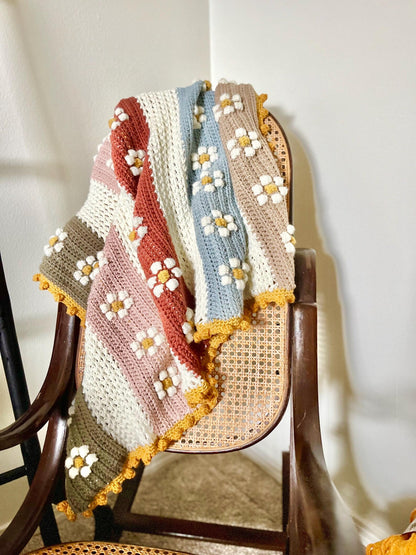 The Marion Baby Blanket Crochet Pattern