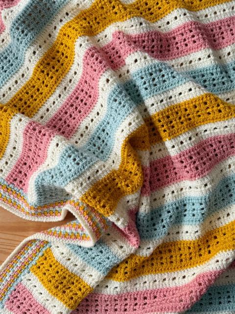 Maytime Blanket Crochet Pattern