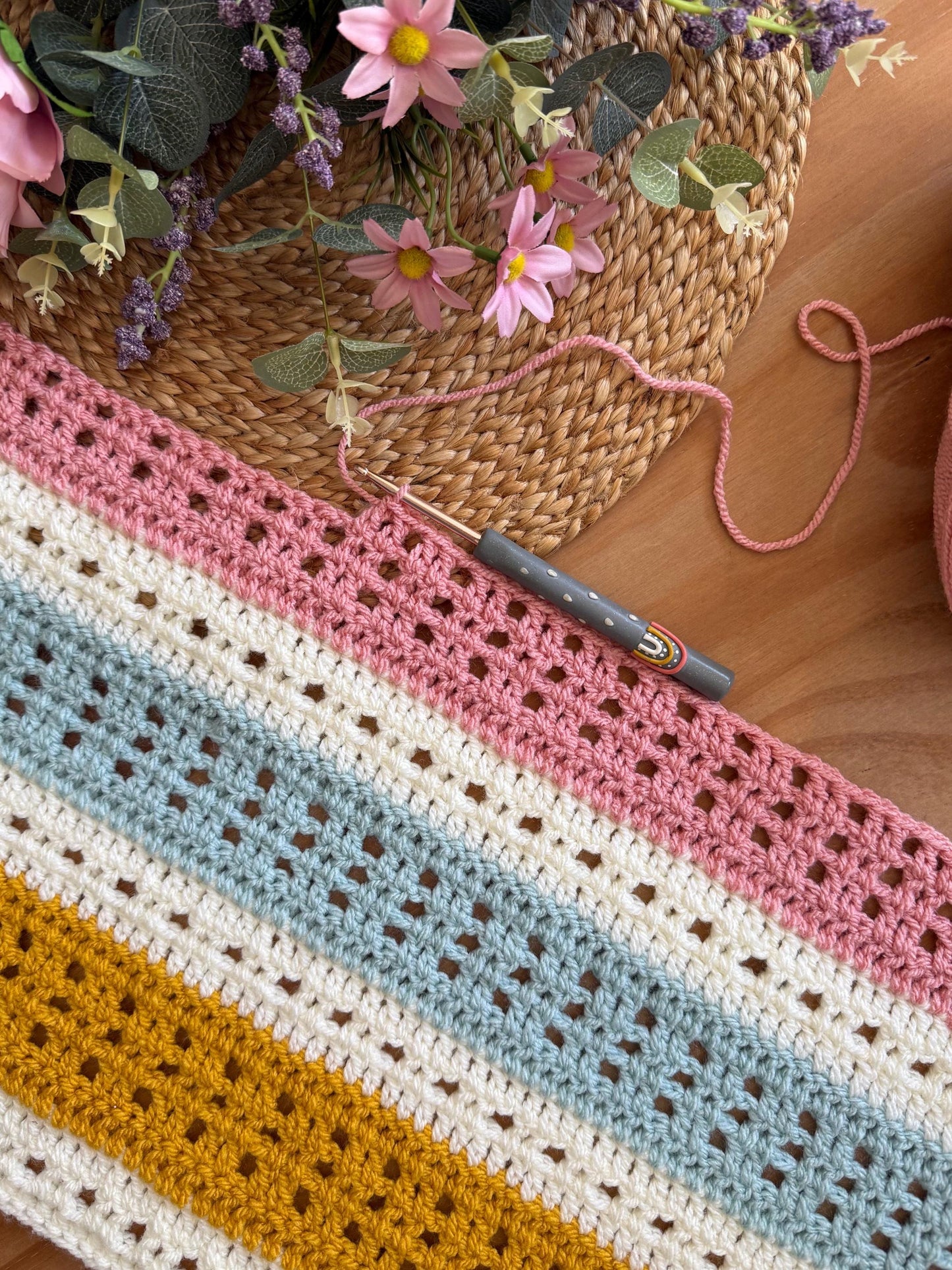 Maytime Blanket Crochet Pattern