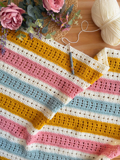 Maytime Blanket Crochet Pattern