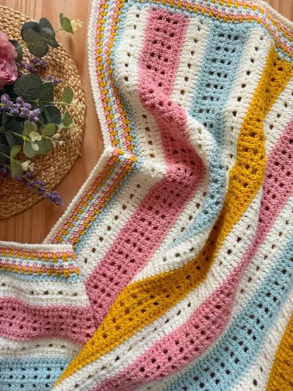 Maytime Blanket Crochet Pattern
