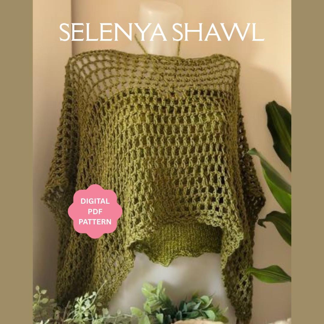 Mesh Poncho Crochet Pattern