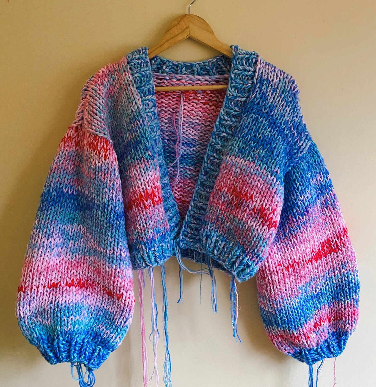 Monster Cardigan Knitting Pattern