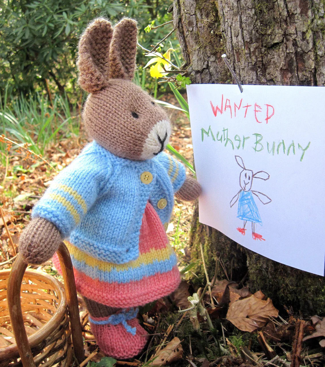 Rabbit Doll Knitting Pattern