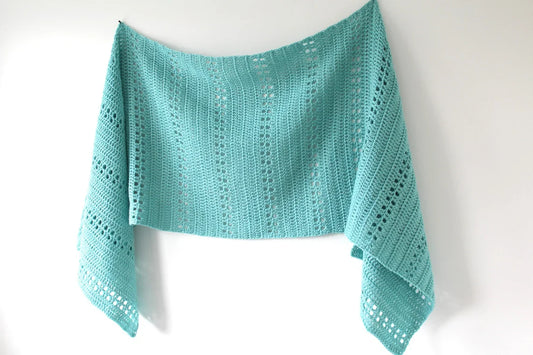 Orla Filet Crochet Shawl Pattern