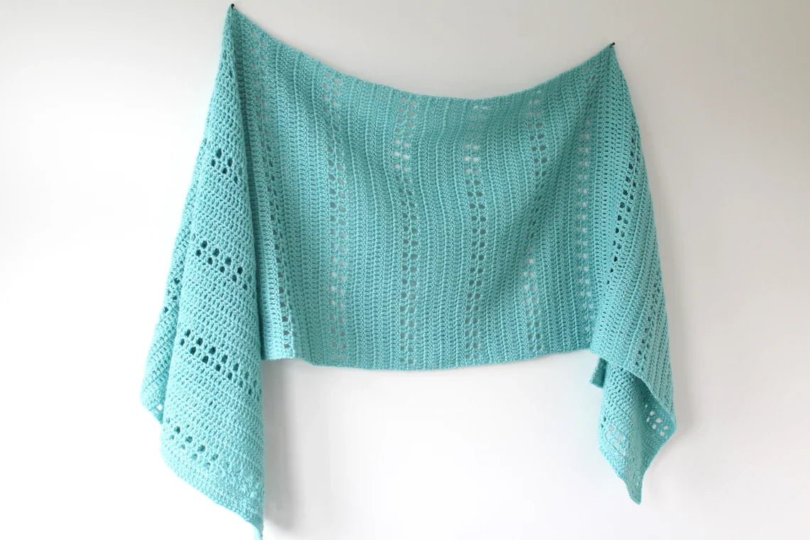 Orla Filet Crochet Shawl Pattern