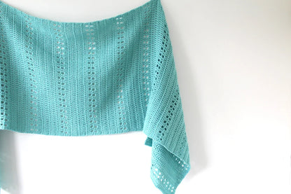 Orla Filet Crochet Shawl Pattern